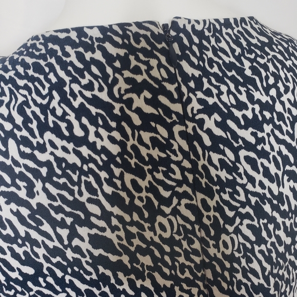 Diane Von Furstenberg Pele Snake Wave Jacquard Aline Dress Size 10 - Picture 7 of 12